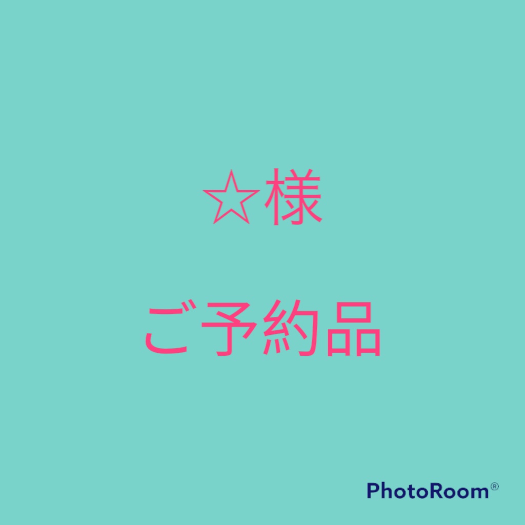 ☆様ご予約品