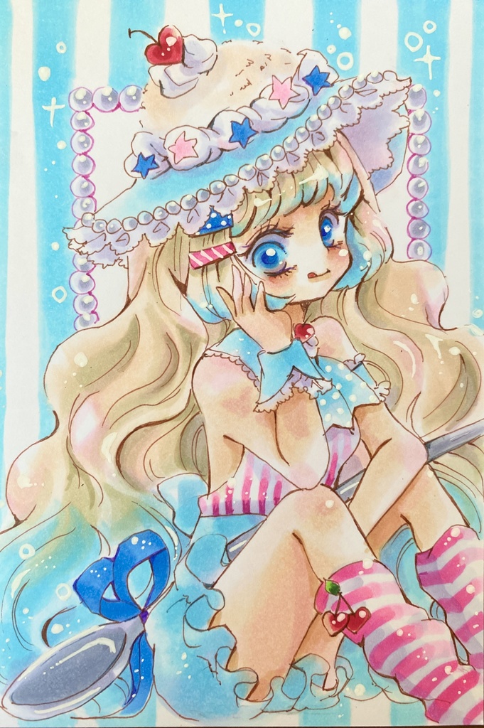 クリームソーダちゃん(ブルー)