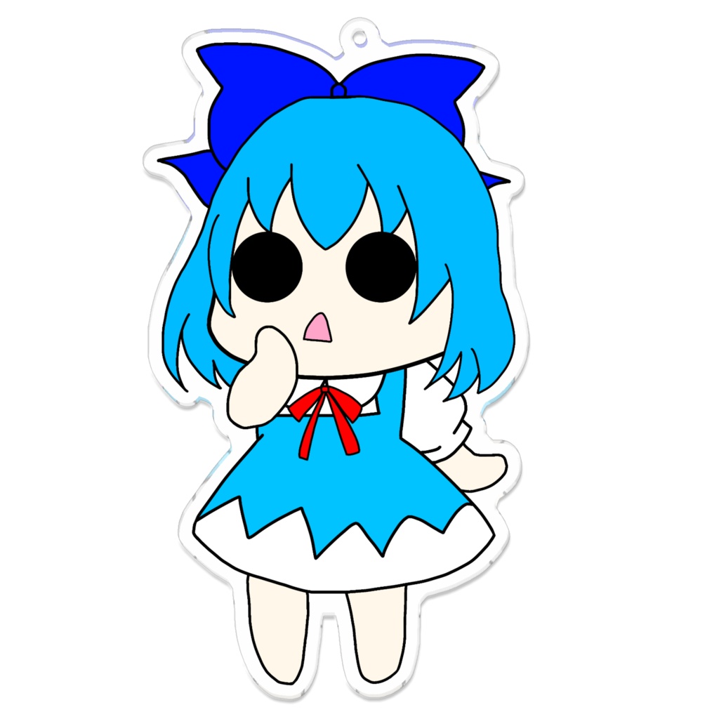 チルノのぼーっとアクキー