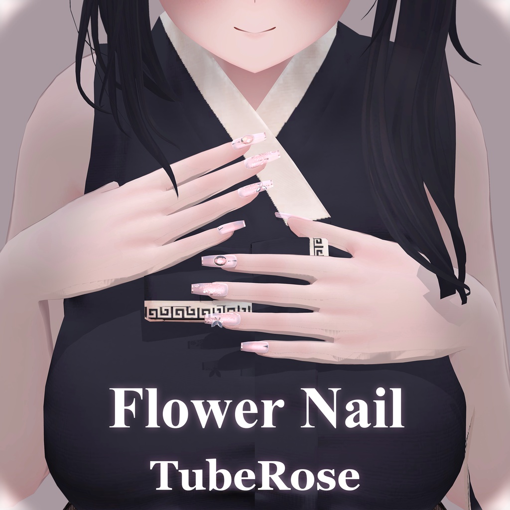 [ Flower_Nail ] _TubeRose
