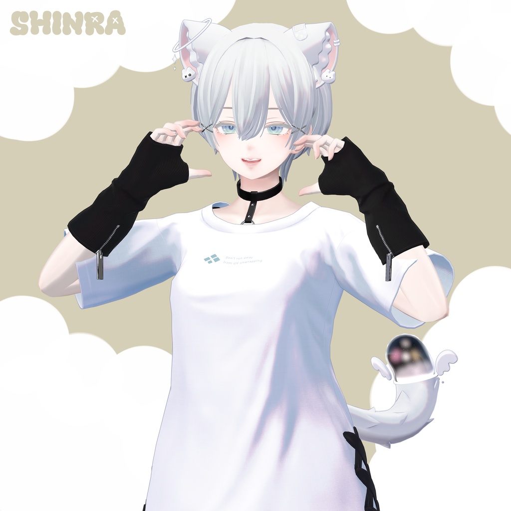 ✨6アバター対応✨ ☁️Space Cat☁️