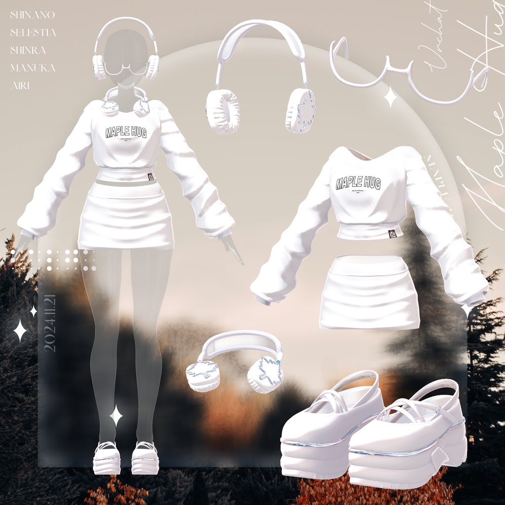 ✨5アバター対応✨🍁Maple Hug 🍁