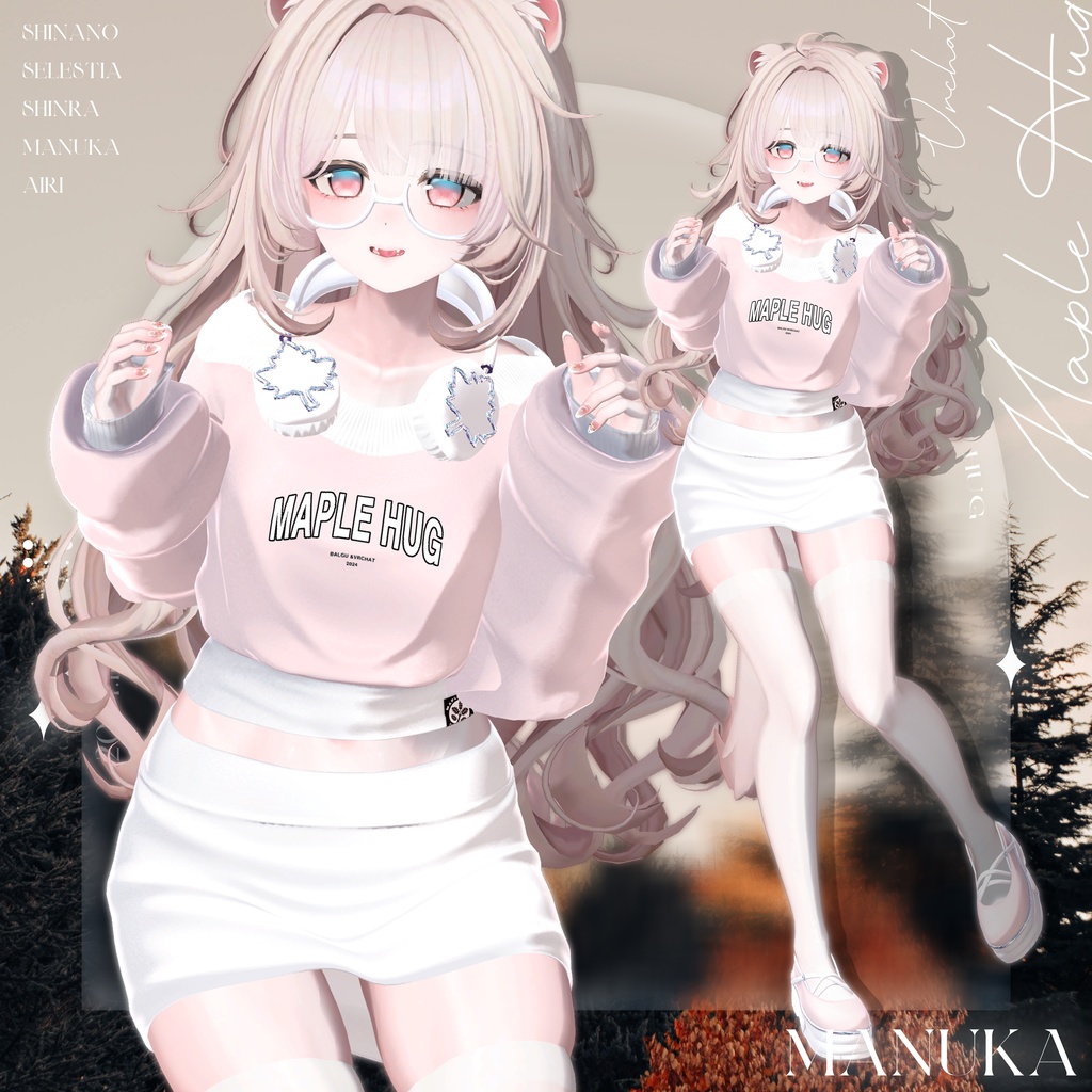 ✨5アバター対応✨🍁Maple Hug 🍁