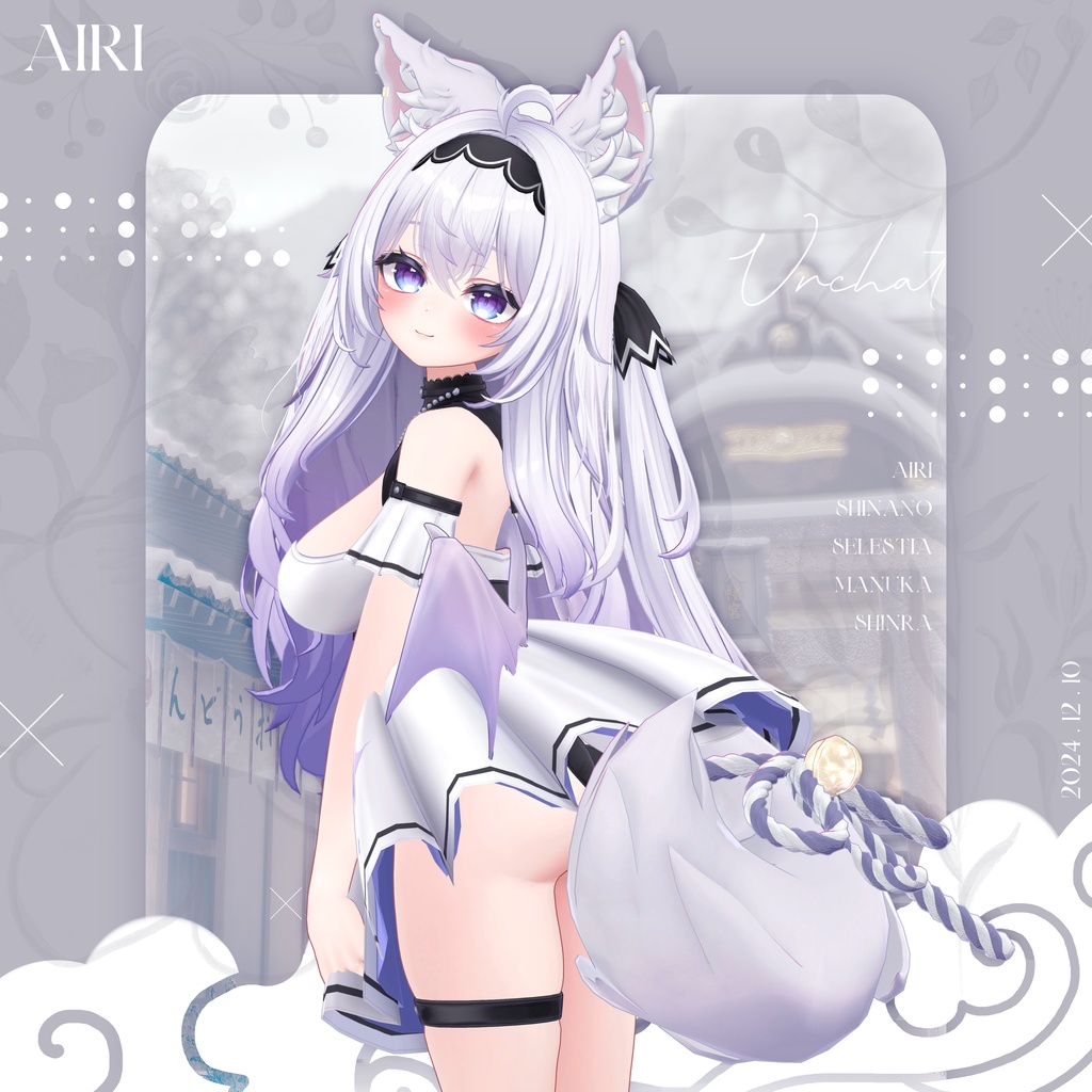 ✨6アバター対応✨ ⛩️ Shrine Fox 🦊