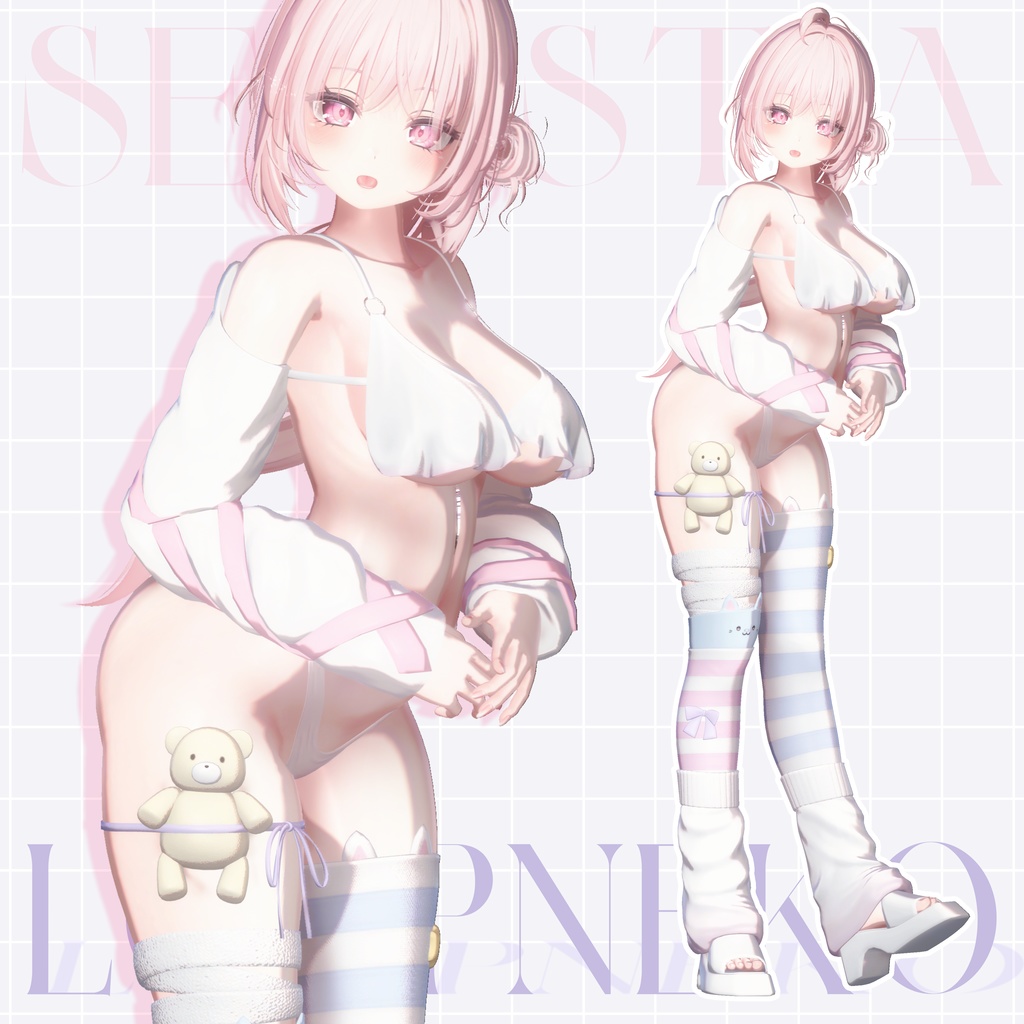 ✨7アバター対応✨ 🐾𝑳𝒐𝒐𝒑𝑵𝒆𝒌𝒐 *・☪·̩͙