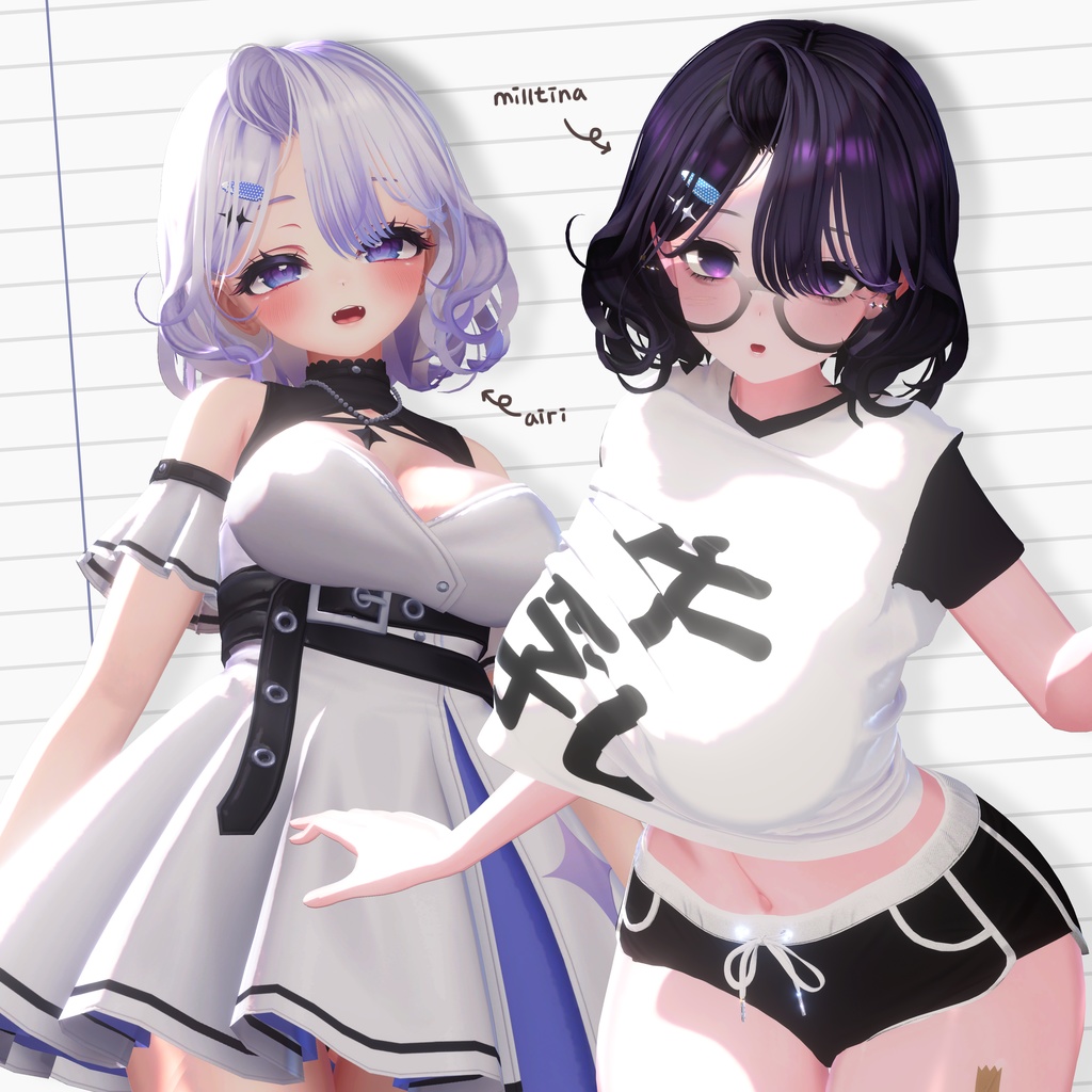 ✨5アバター対応✨ ☁️ 𝐌𝐢𝐥𝐤 𝐂𝐥𝐨𝐮𝐝 ☁ミ✲