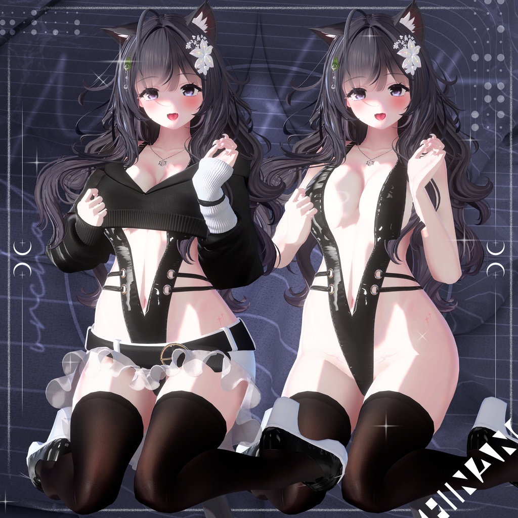 ✨6アバター対応✨ *・☪ 𝑵𝒐𝒊𝒓 𝑲𝒊𝒕𝒕𝒚