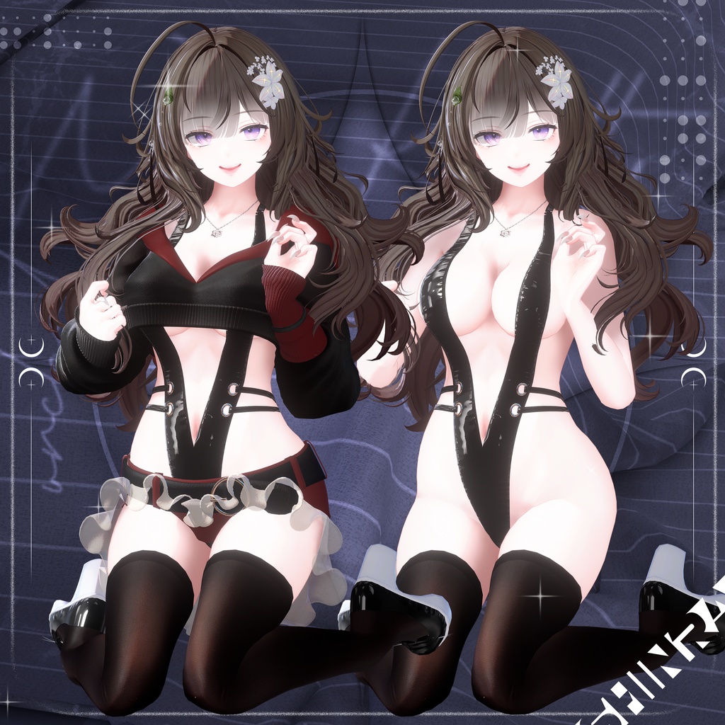 ✨6アバター対応✨ *・☪ 𝑵𝒐𝒊𝒓 𝑲𝒊𝒕𝒕𝒚