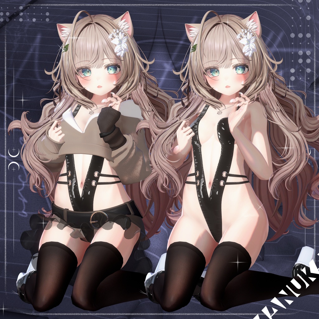 ✨6アバター対応✨ *・☪ 𝑵𝒐𝒊𝒓 𝑲𝒊𝒕𝒕𝒚