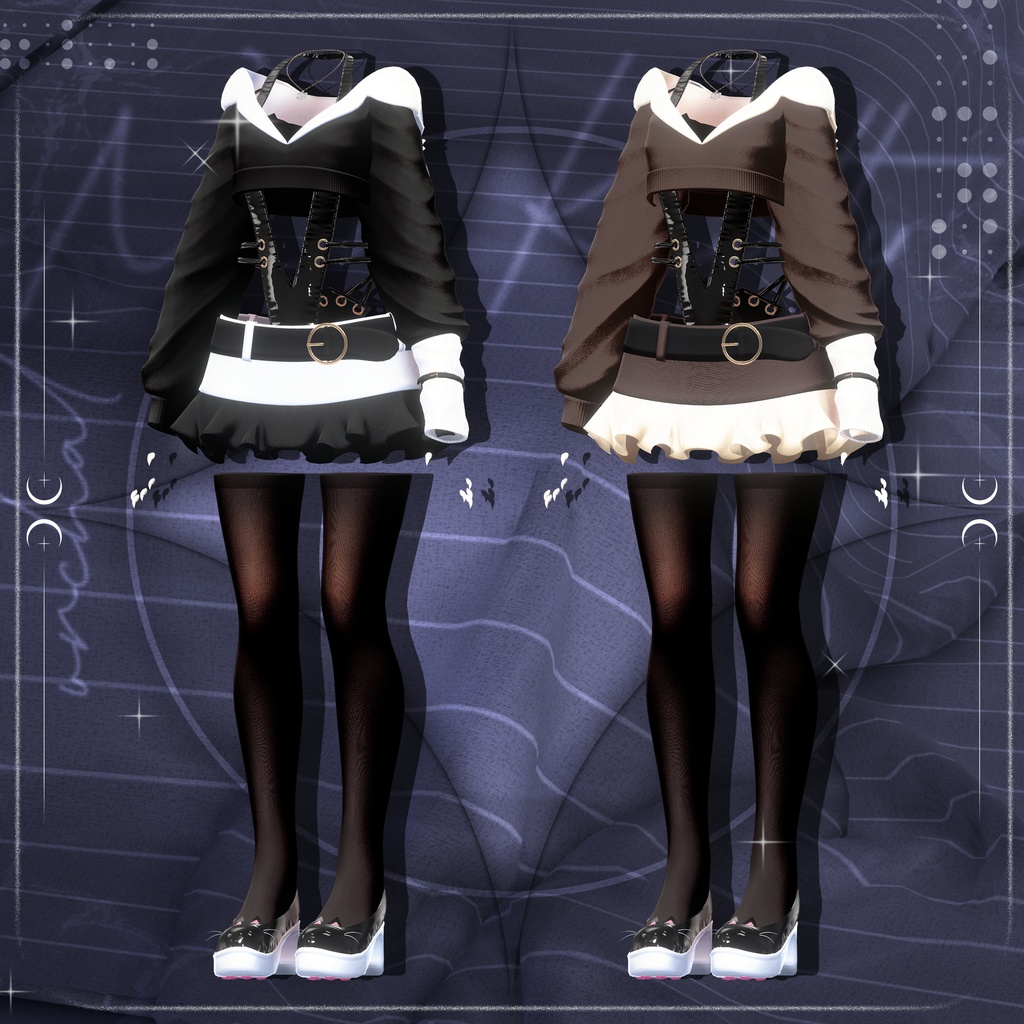 ✨6アバター対応✨ *・☪ 𝑵𝒐𝒊𝒓 𝑲𝒊𝒕𝒕𝒚