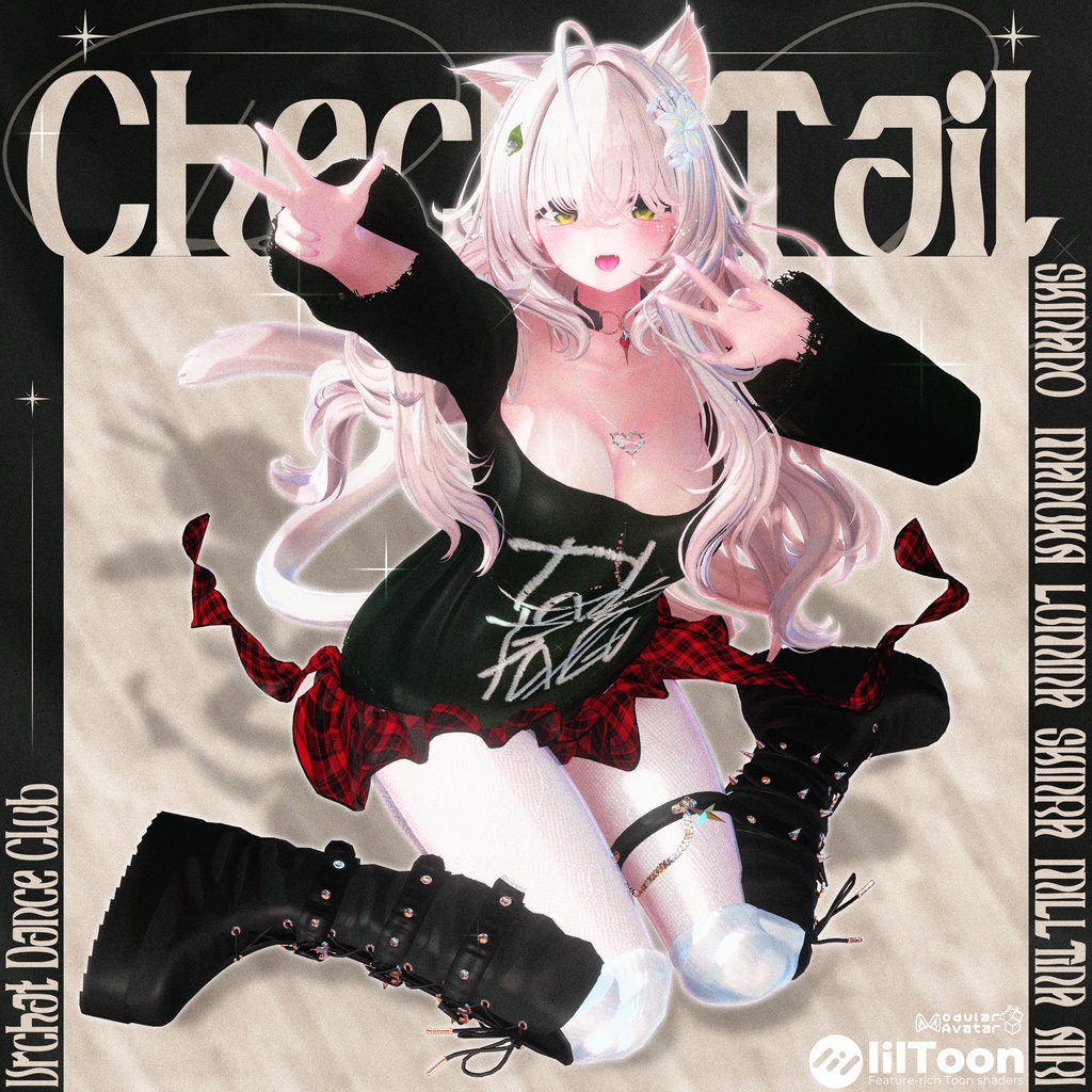 📢 ！発売セール中！📢 ✨6アバター対応✨ ✦ 𝑪𝒉𝒆𝒄𝒌 𝑻𝒂𝒊𝒍 ✦