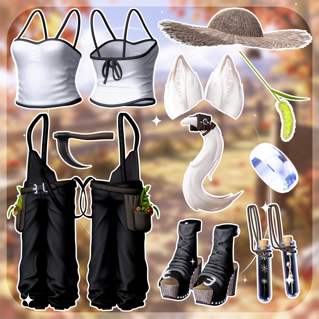 📢!発売セール中!📢 ✨8アバター対応✨🌿Meadow Forager🌿