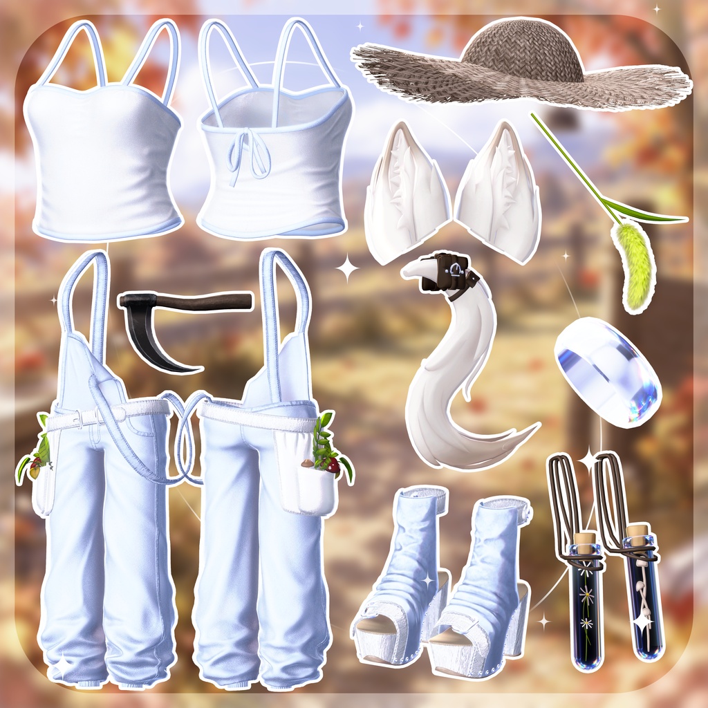 📢!発売セール中!📢 ✨8アバター対応✨🌿Meadow Forager🌿