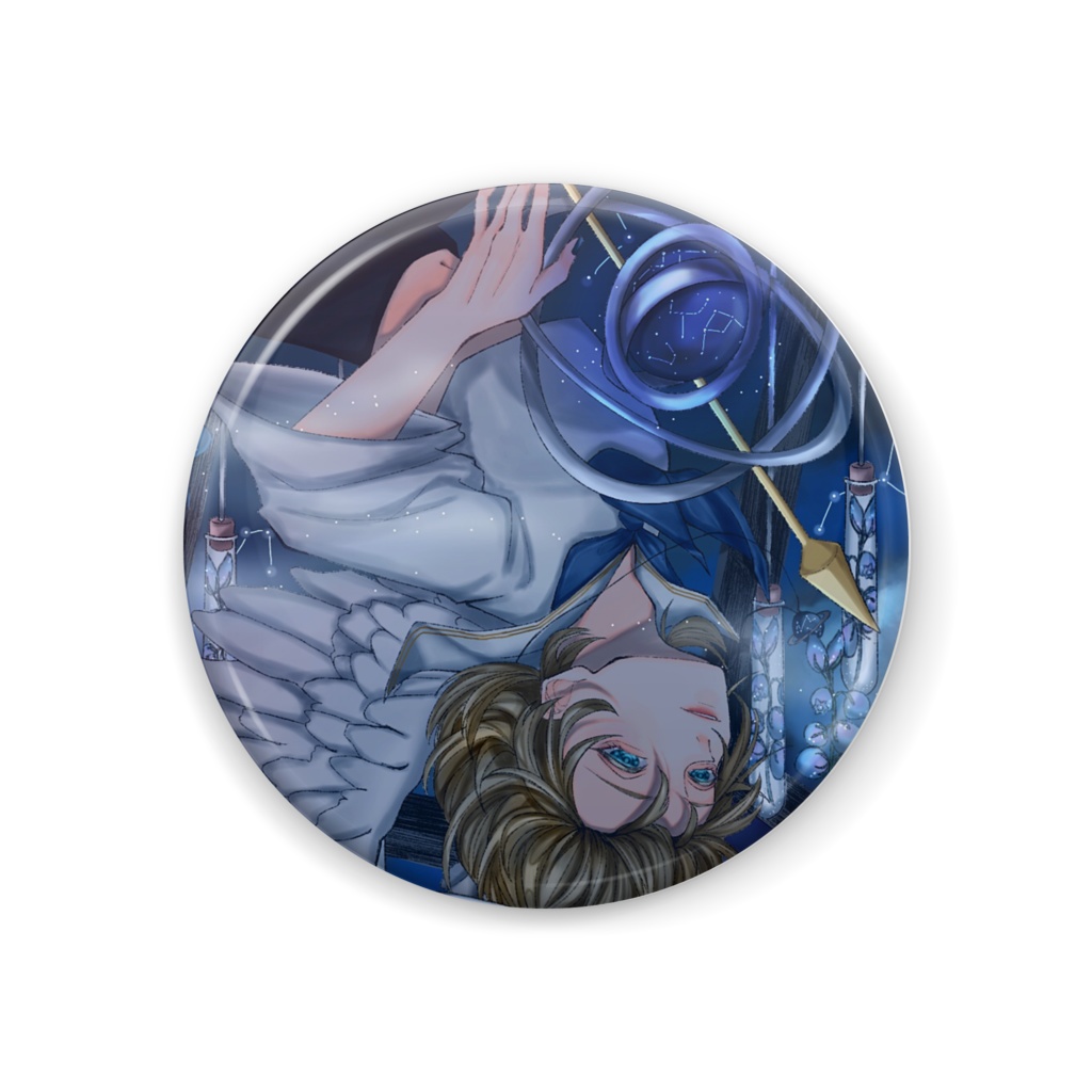 ☽夜間飛行☽缶バッジ