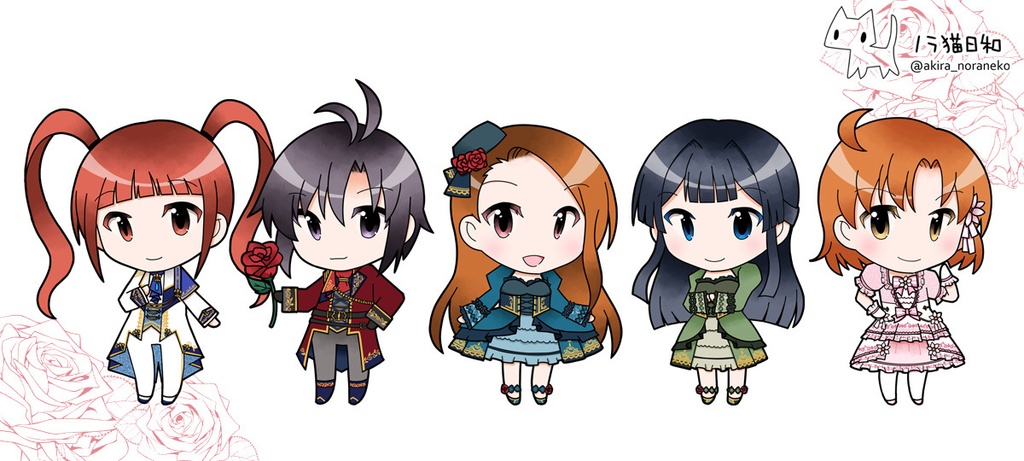 【アイマス】銀のテーブル木苺ジャム アクリルスタンド