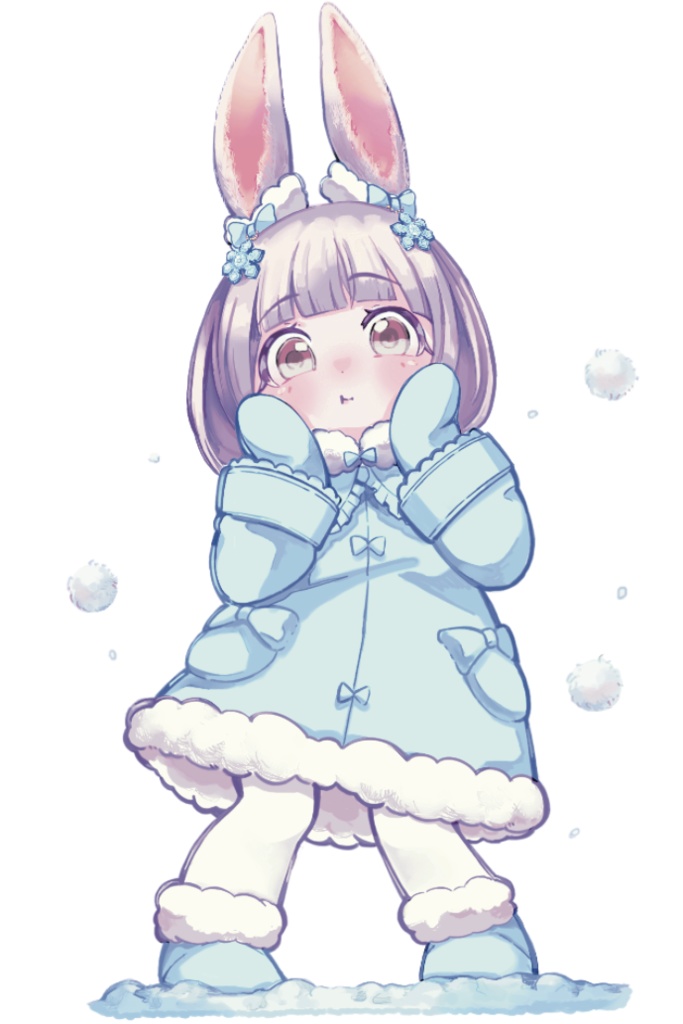 バニーの雪ちゃん。