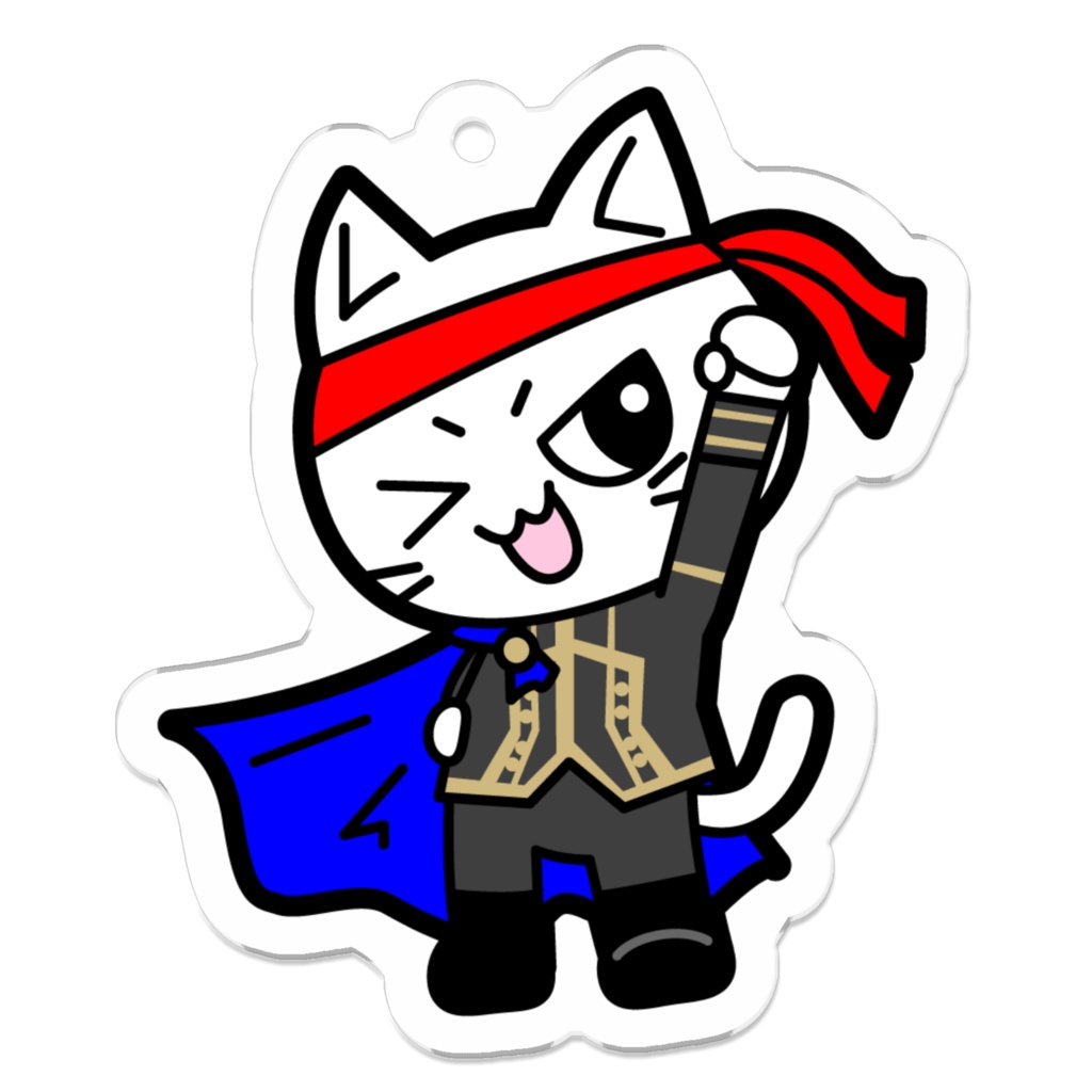 【RUSH THE GOODS】にーねこアクリルキーホルダー【特典付き】