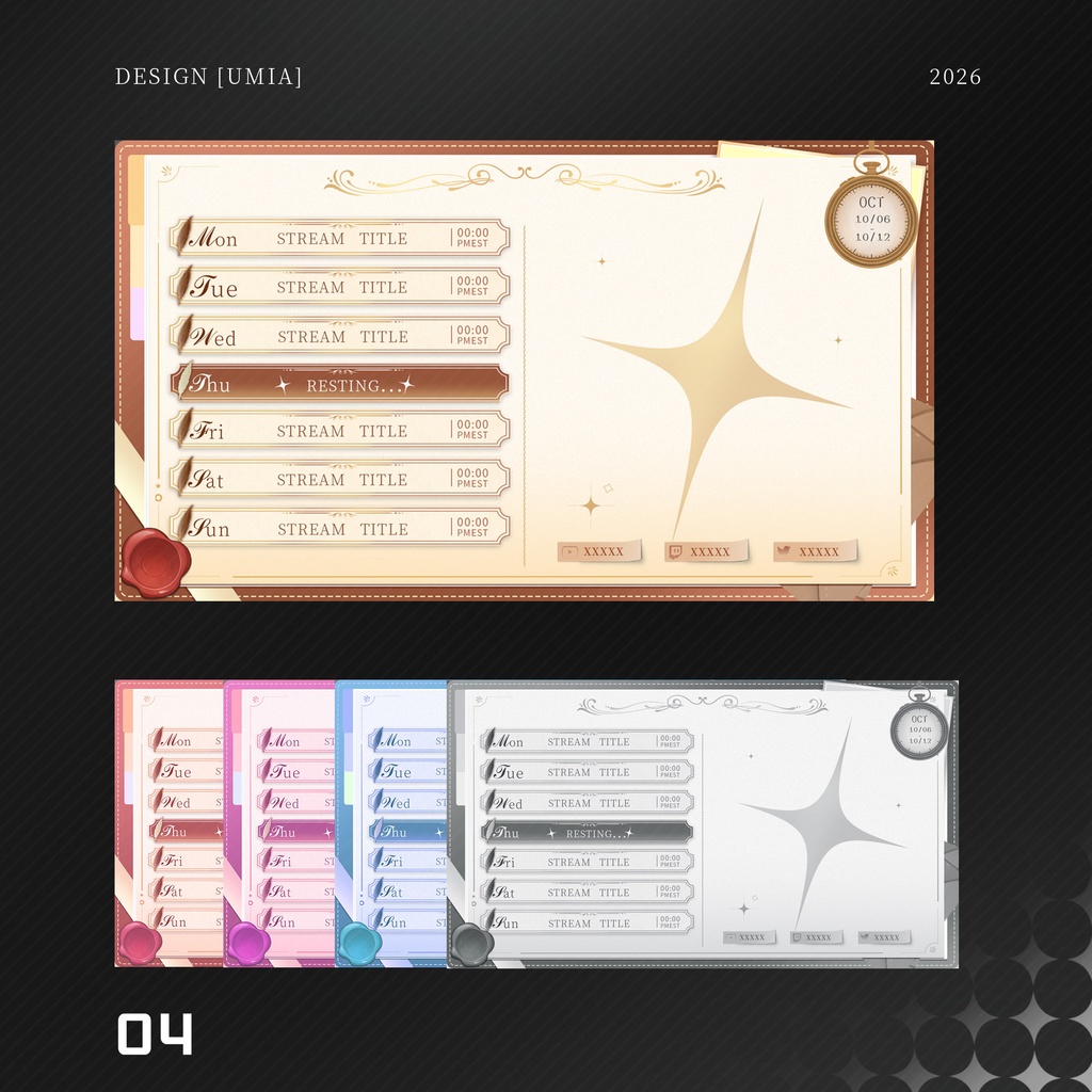 PSD Schedule Template