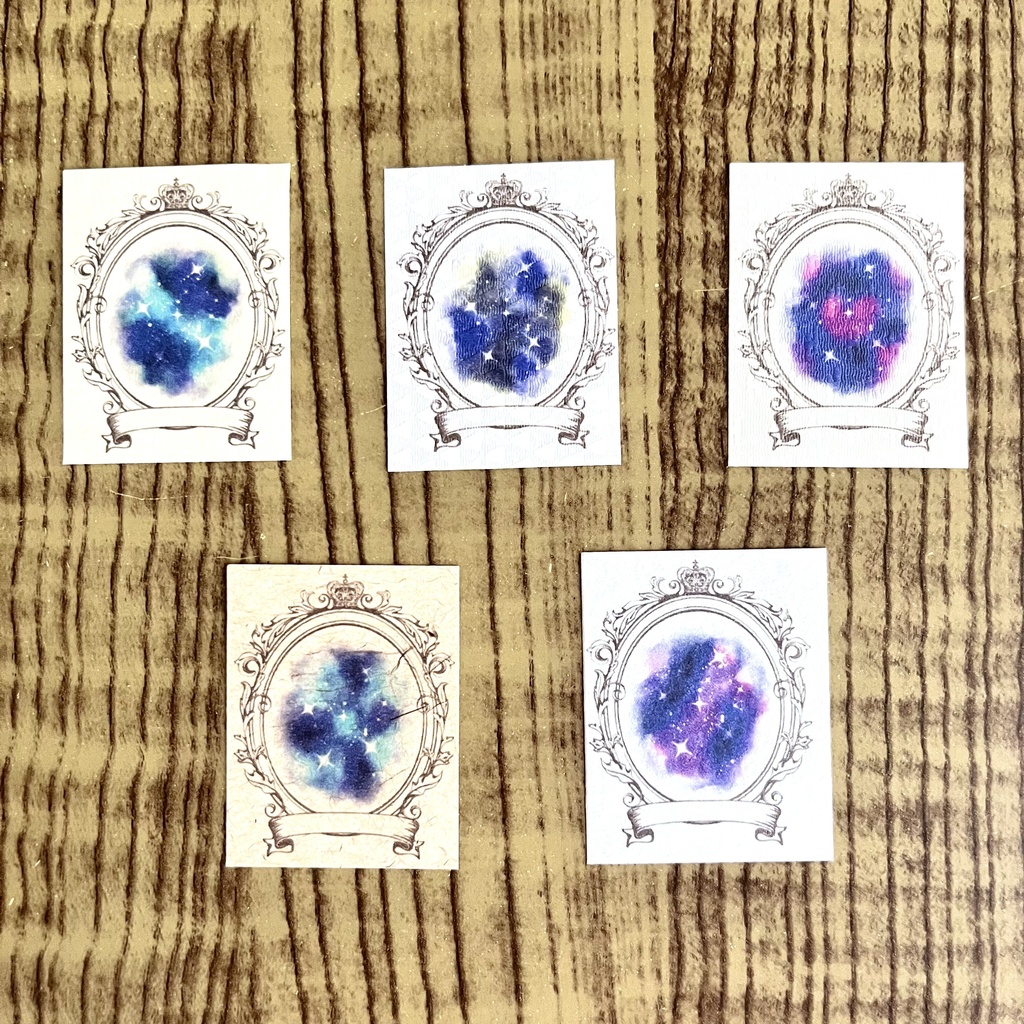 蔵書票 ギャラクシー柄