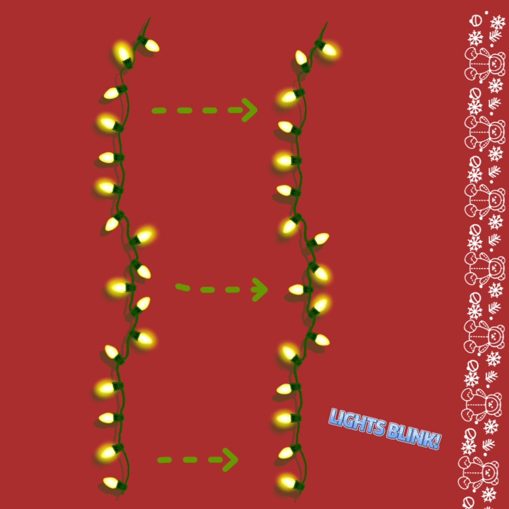 Christmas Assets / Props ! Christmas Lights and extra Cup ! Merry Christmas !