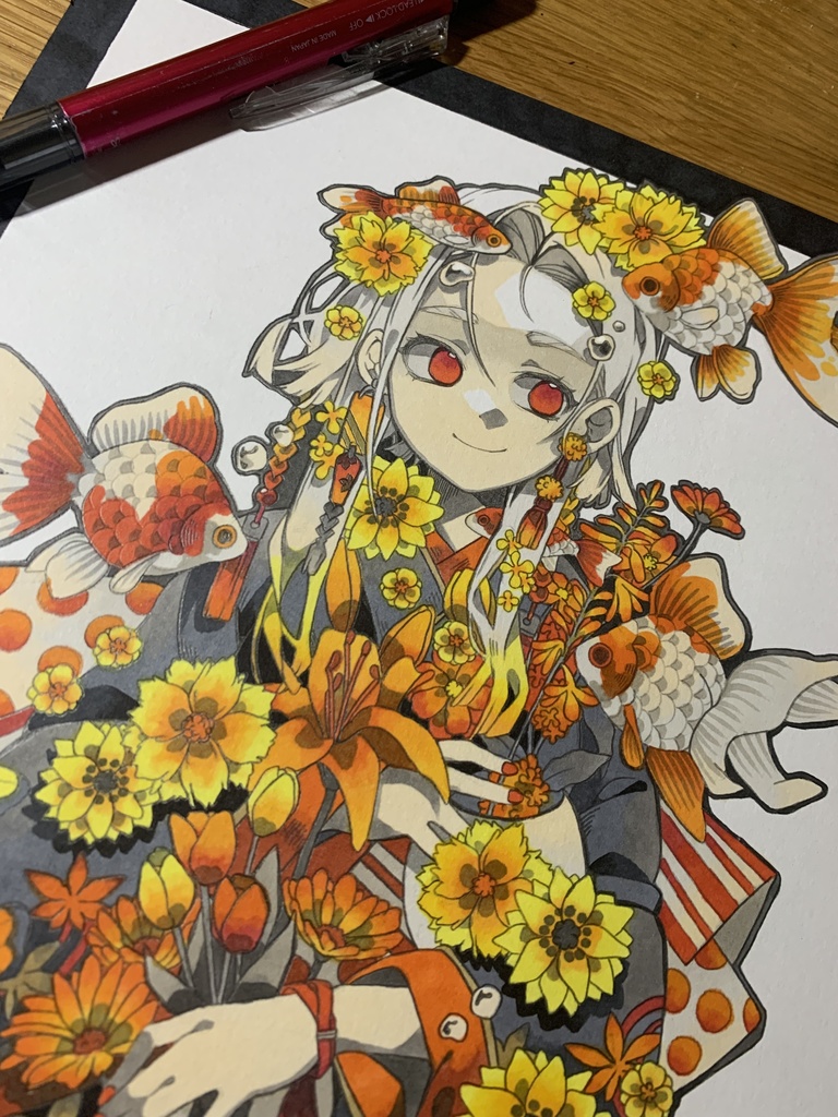 オレンジ色の香り