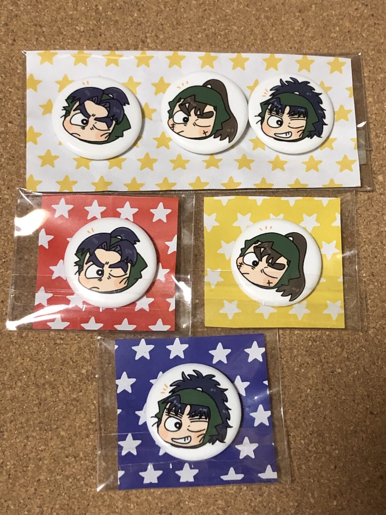 鍛錬組のウインクみにみに缶バッジ