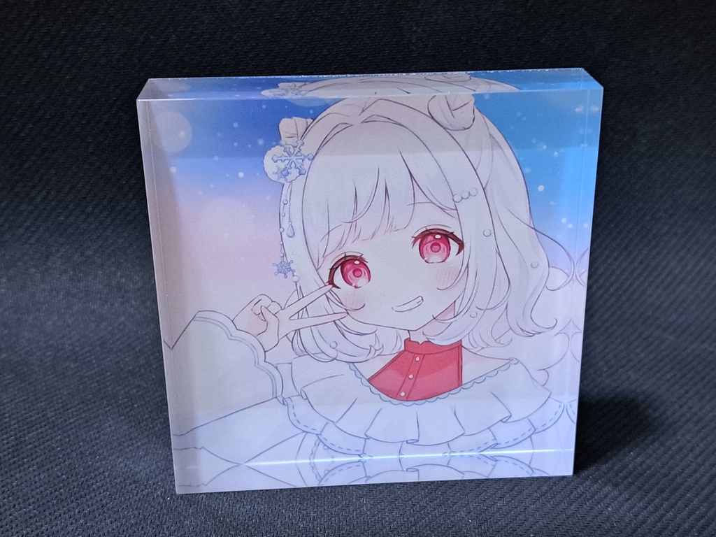 【限定受注販売】雪乃うみ2周年アクリルブロック