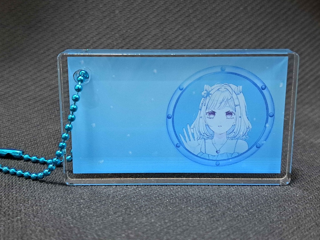 雪乃うみ歌みた07『ナイトダイバー』アクリルブロックキーホルダー