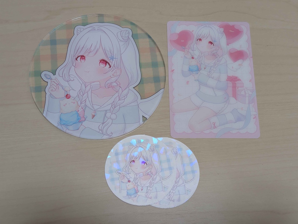 【数量限定】3周年記念イラストグッズ【余り物には福がある】