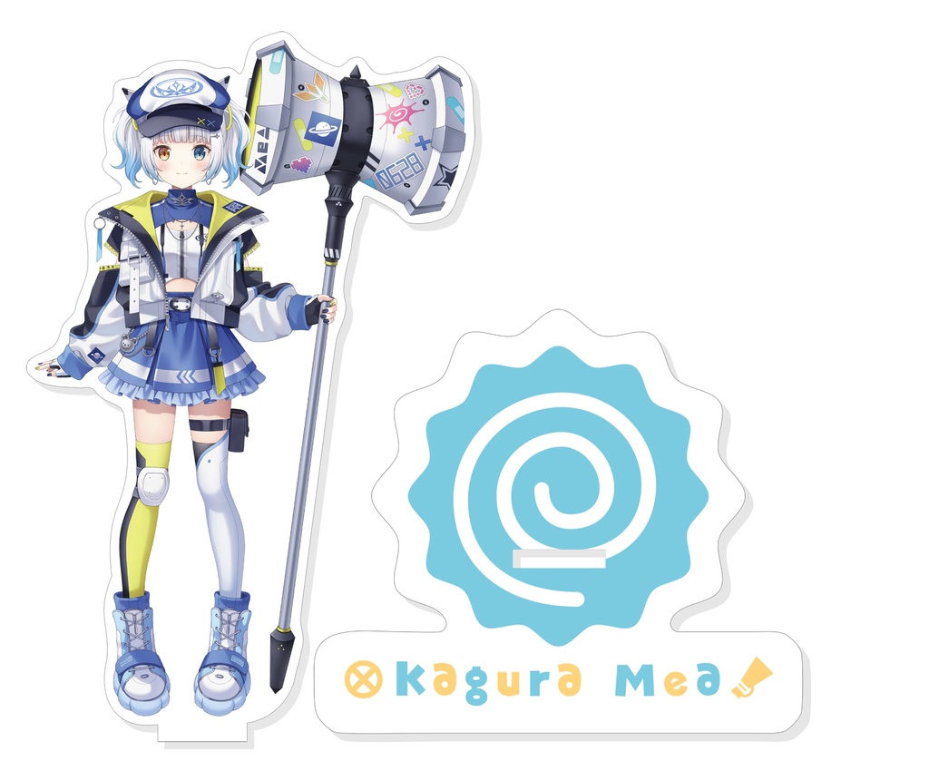 神楽めあサイバー衣装アクリルフィギュア