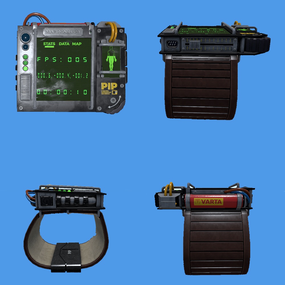 Advanced Pip-Boy Watch For VRChat Avatars SDK 3.0