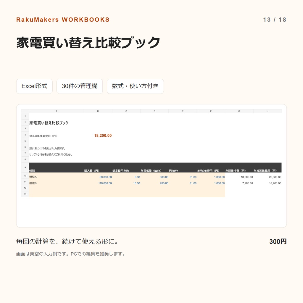 家電買い替え比較ブック