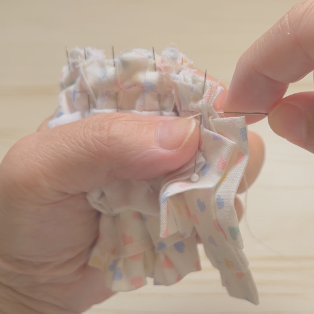 22cmドール用|基本のドールドレスの作り方(型紙・写真付き説明書・解説動画セット)