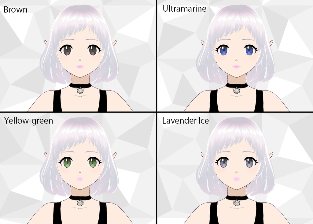 ポケモン Pokemon Legends: Arceus Vroid Iris/Highlight Textures Complete Collection