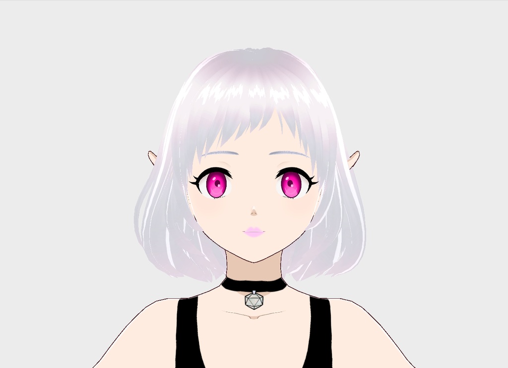 Anime Vroid Studio Iris/Highlight Texture - Pink