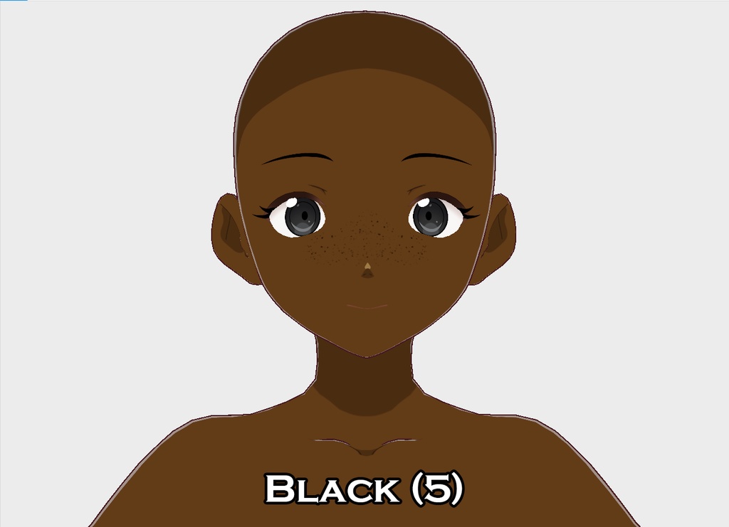 Vroid Freckle "Face Paint" Texture - Skin Tones