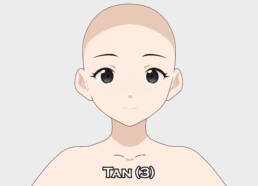 Vroid Freckle "Face Paint" Texture - Skin Tones