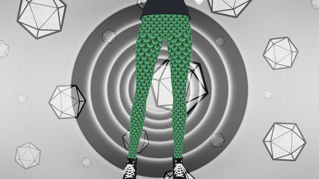 Mermaid Scale Leggings - Ariel Green "Deluxe Scales"