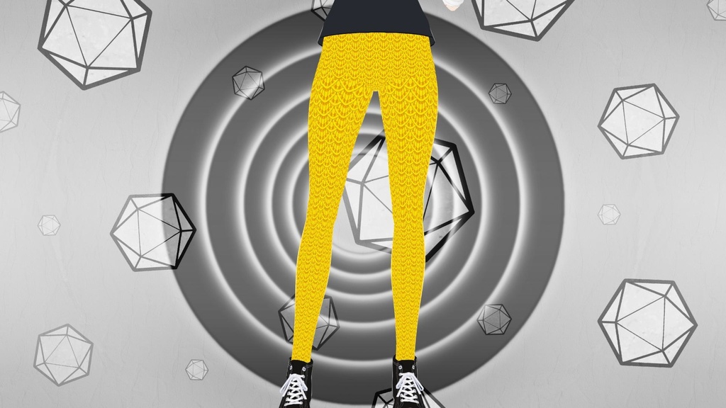 Mermaid Scale Leggings - Yellow Gold "Maple Scales"