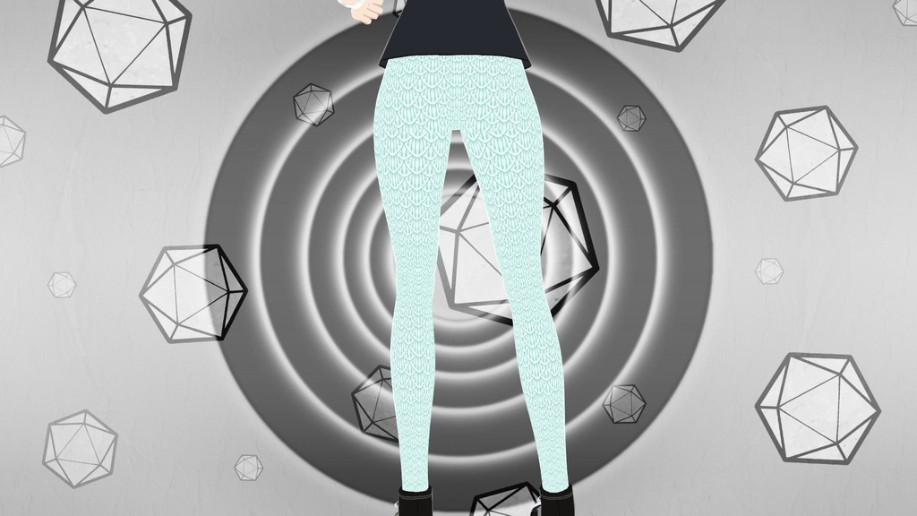 マーメイドレギンス Mermaid Scale Leggings - Misty Mermaid "Maple Scales"