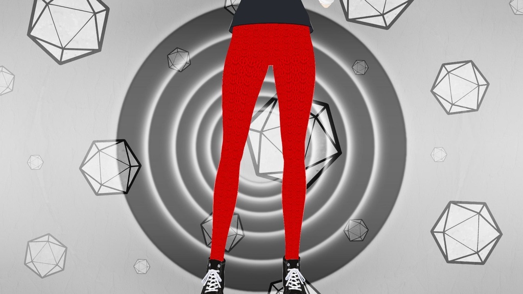 Mermaid Scale Leggings - Ruby Red "Maple Scales"