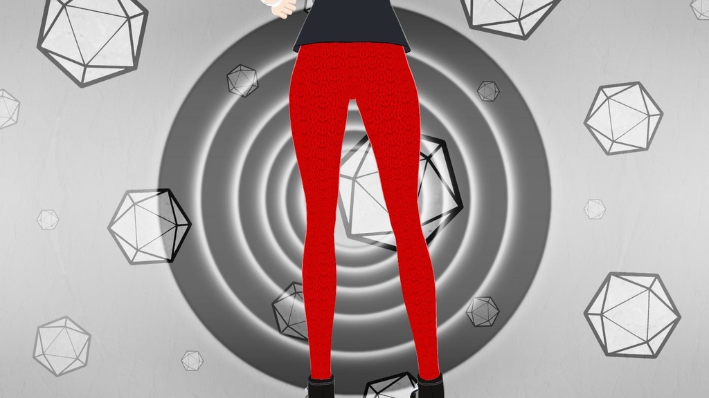 マーメイドレギンス Mermaid Scale Leggings - Ruby Red "Maple Scales"