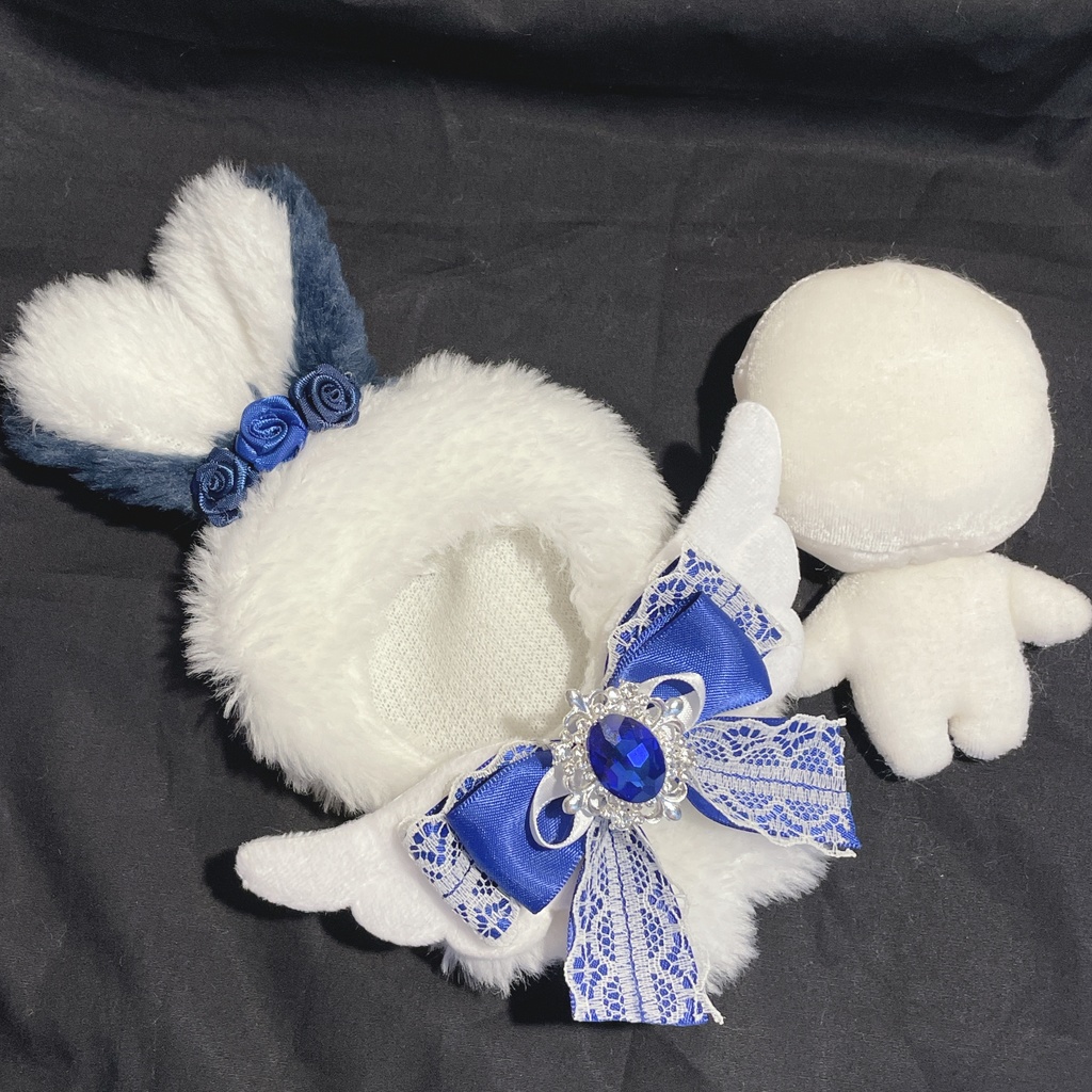 ぬい服 ぬいぐるみ用 着ぐるみ ブルー 10cm 12cm