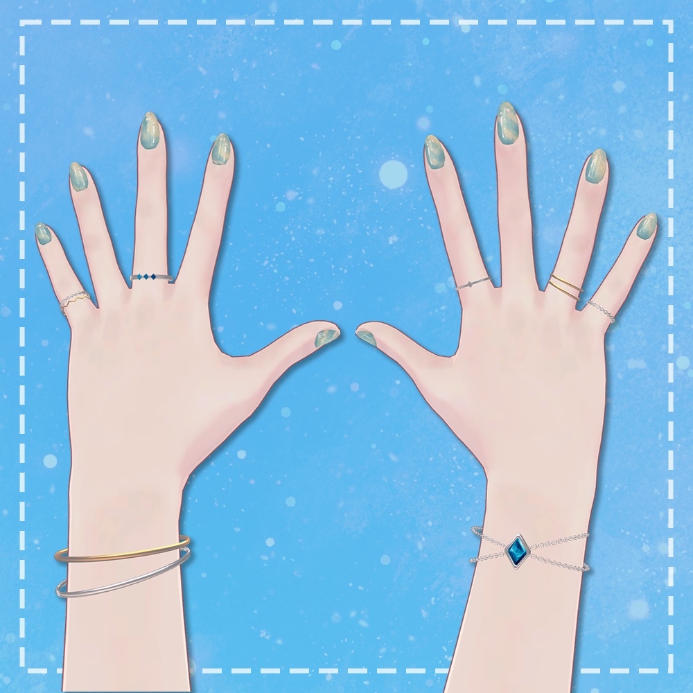 【VRC想定】指輪とブレスレット