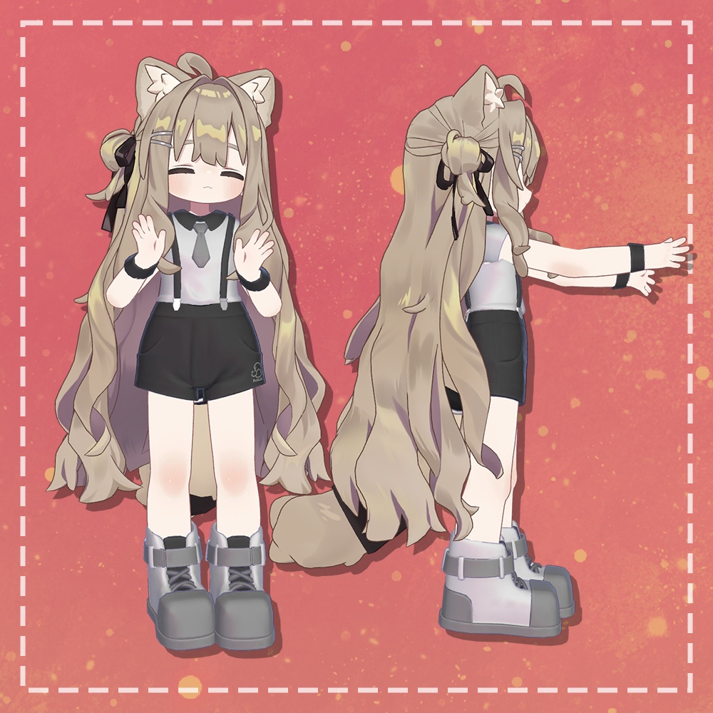 【VRC想定】No.1_リトルガールサロペット