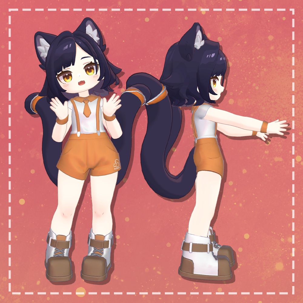 【VRC想定】No.1_リトルガールサロペット