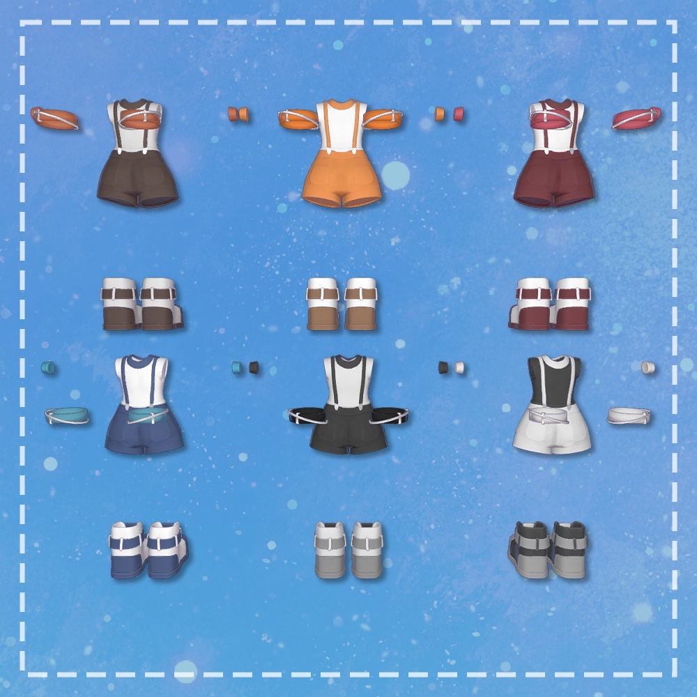 【VRC想定】No.1_リトルガールサロペット