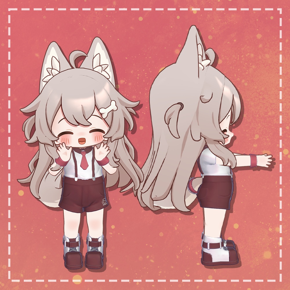 【VRC想定】No.1_リトルガールサロペット