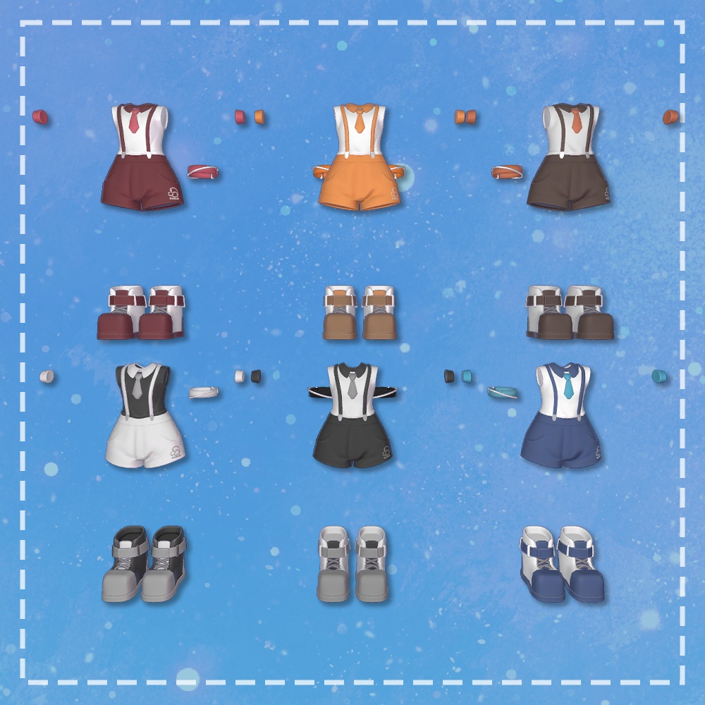 【VRC想定】No.1_リトルガールサロペット