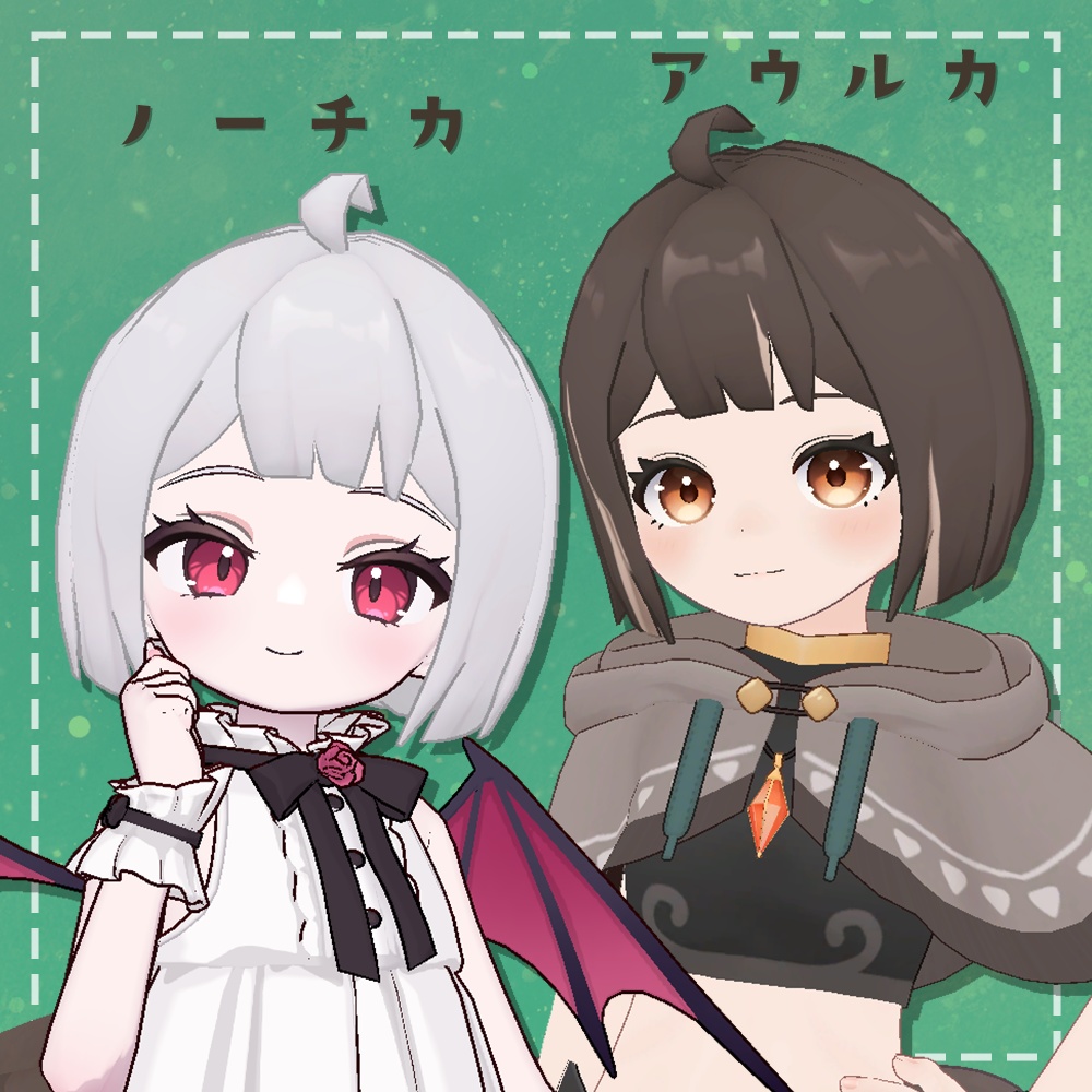 【VRC想定】No.1_前下がりショートヘア